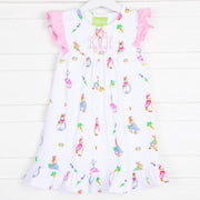 Storybook Bunny Tale Pink Dress