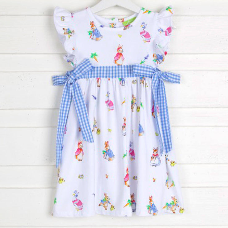 Storybook Bunny Tale Print Dress