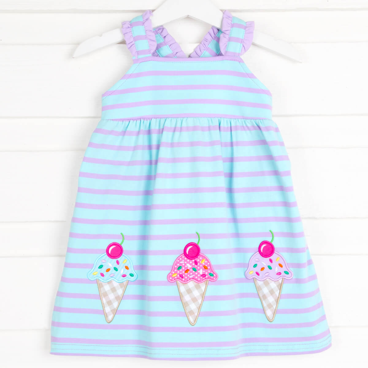 Ice Cream Stripe Mia Dress