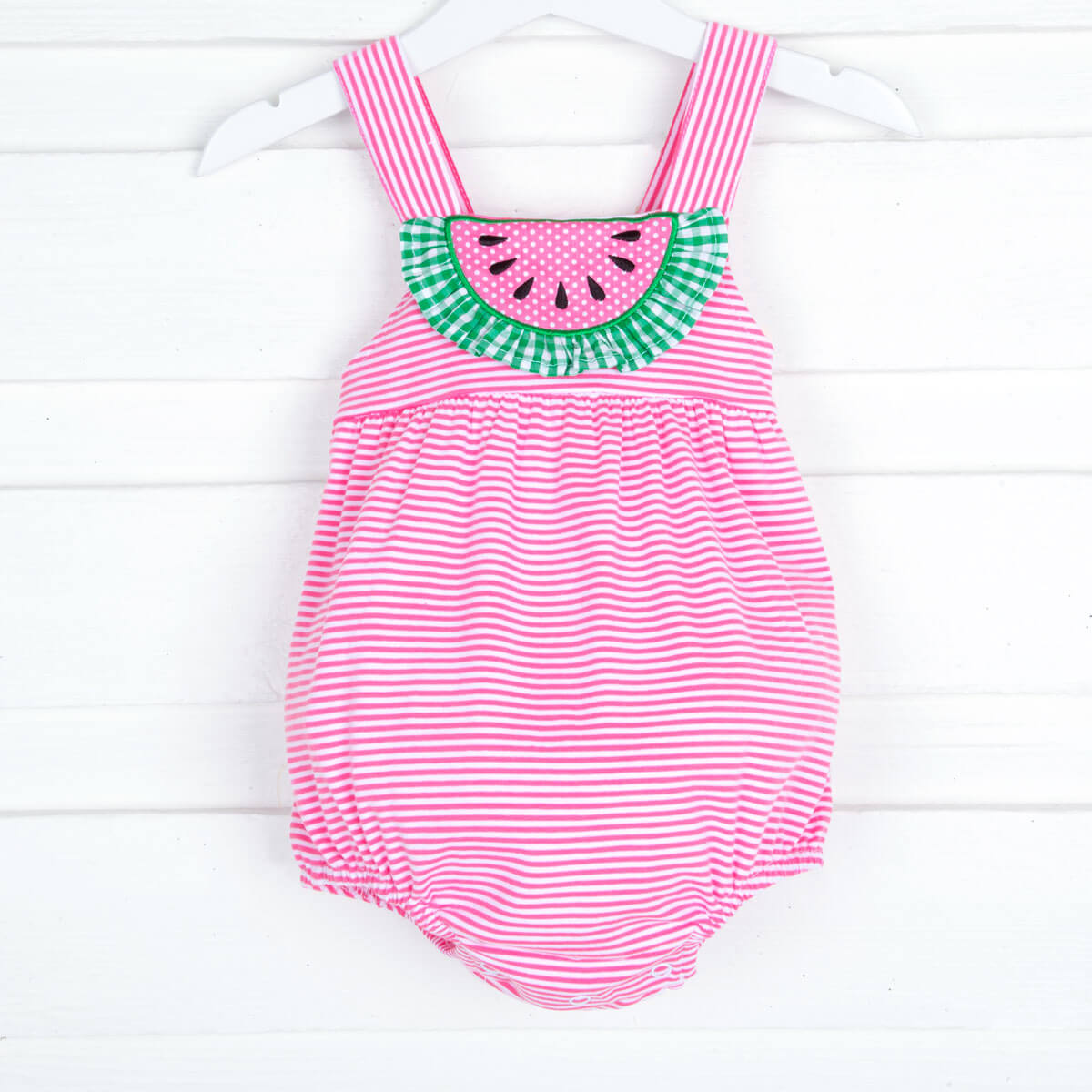 Pink Stripe Watermelon Mia Bubble
