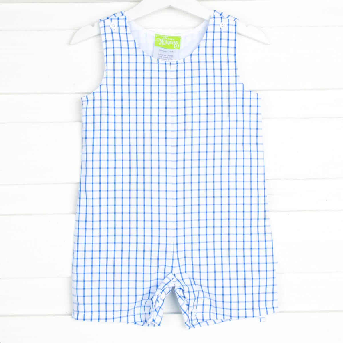 Royal Blue Windowpane Jon Jon
