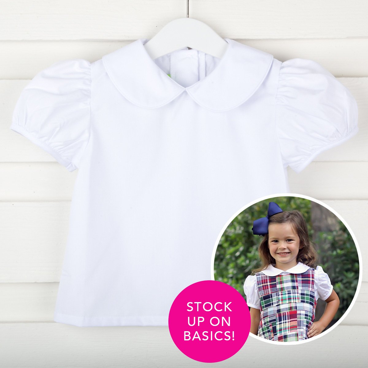 Girls Short Sleeve Undershirt