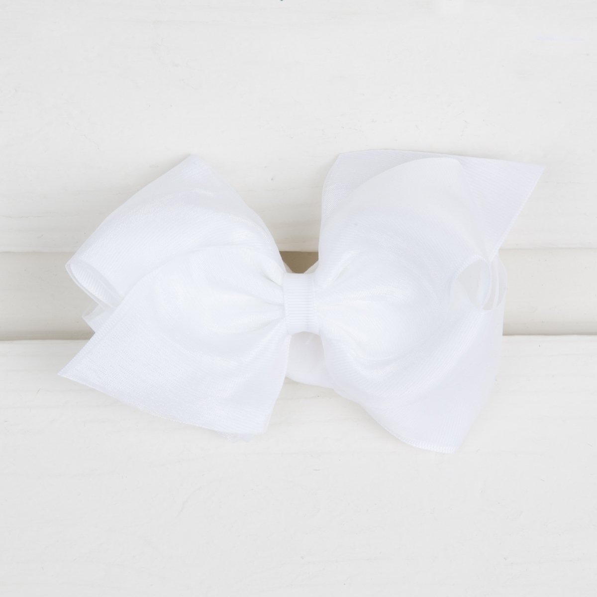 Mini King Organza Overlay Bow Baby Band