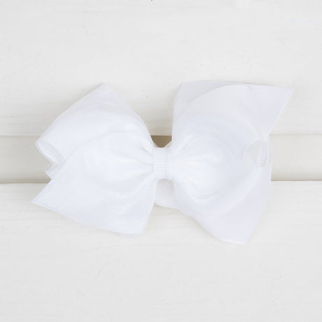 Mini King Organza Overlay Bow Baby Band
