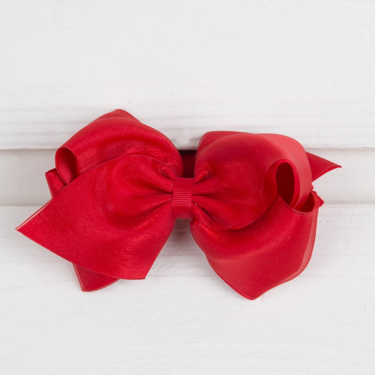 Mini King Organza Overlay Bow Baby Band