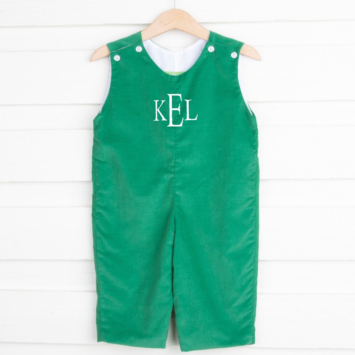 Green Corduroy Longall