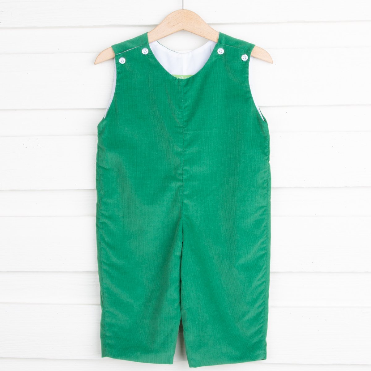 Green Corduroy Longall