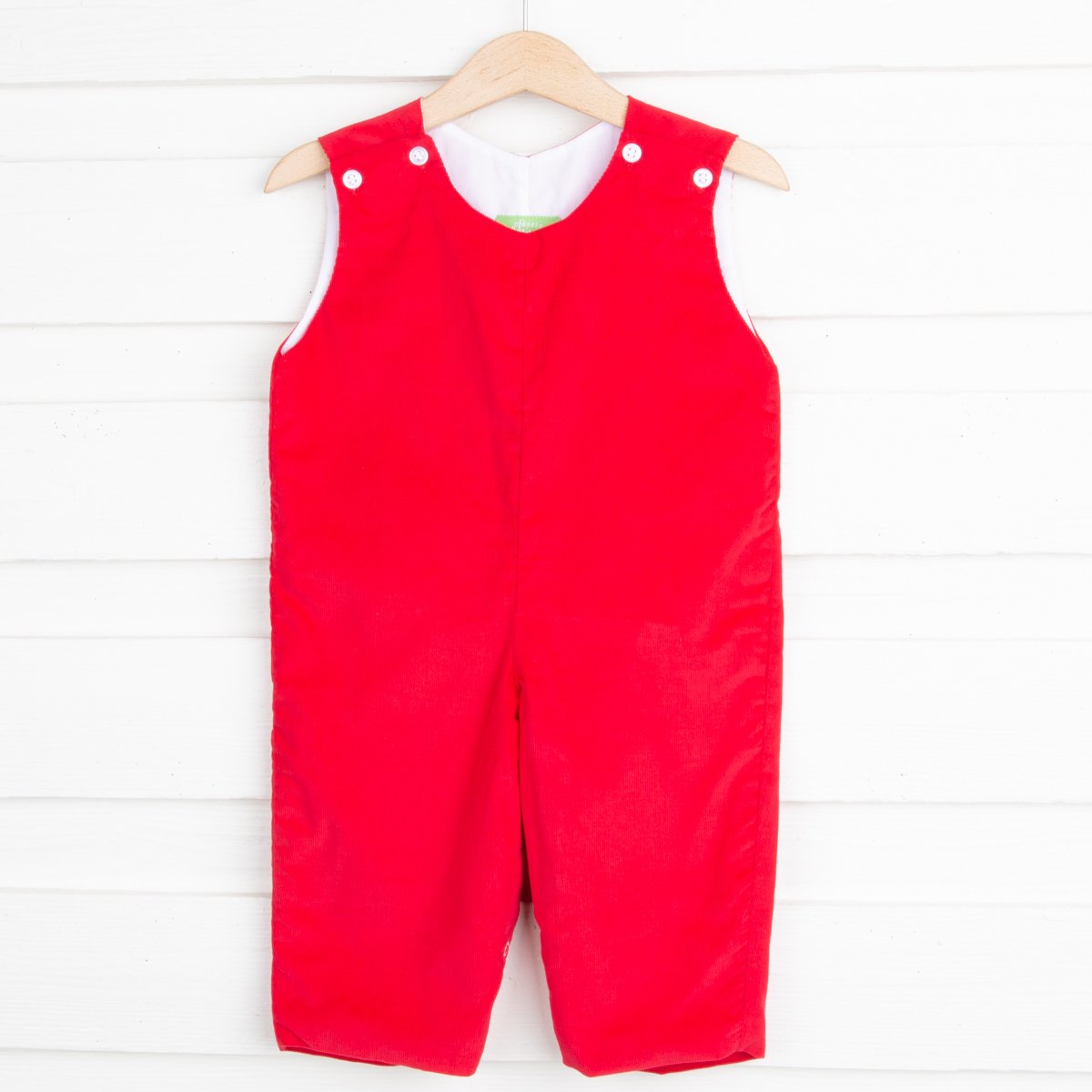 Red Corduroy Longall