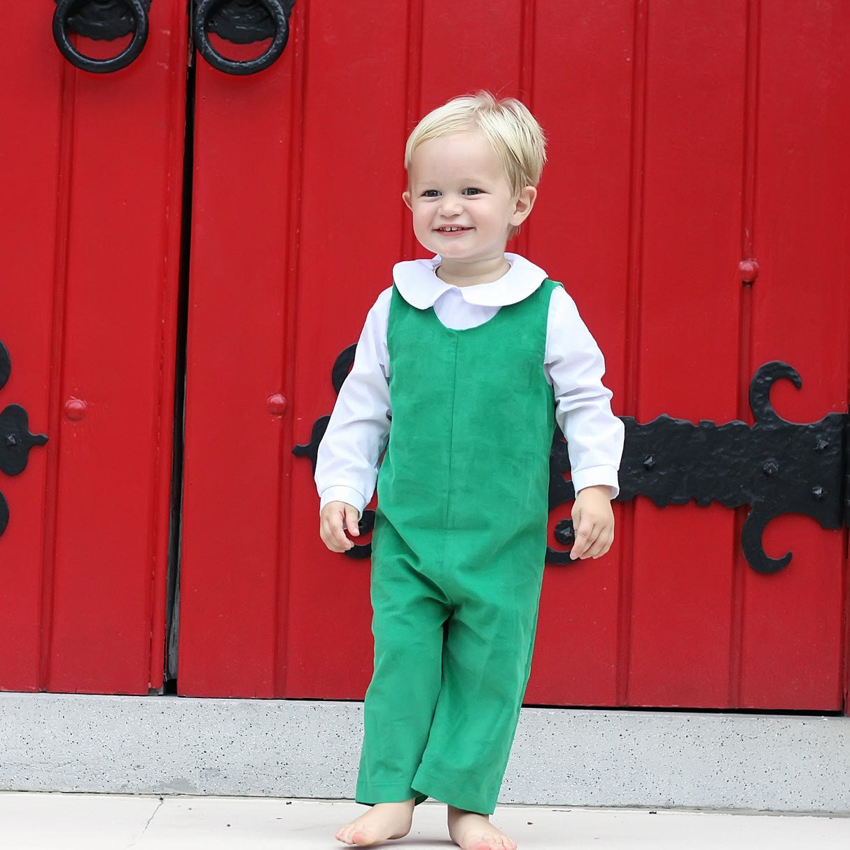 Green Corduroy Longall
