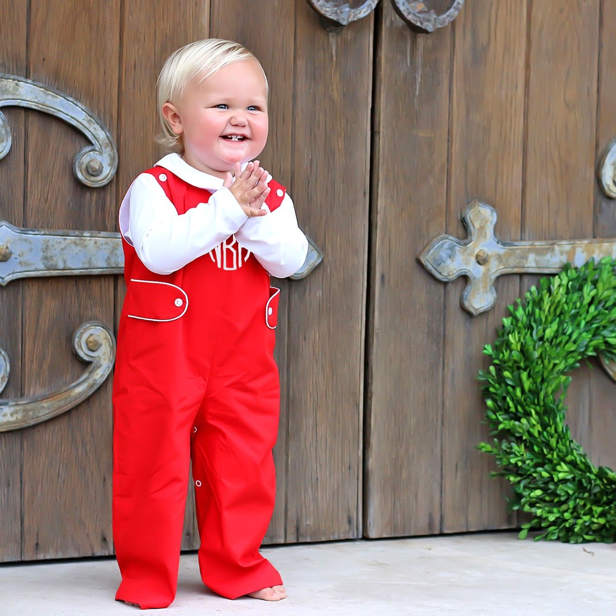 Solid Red Longall with Tabs