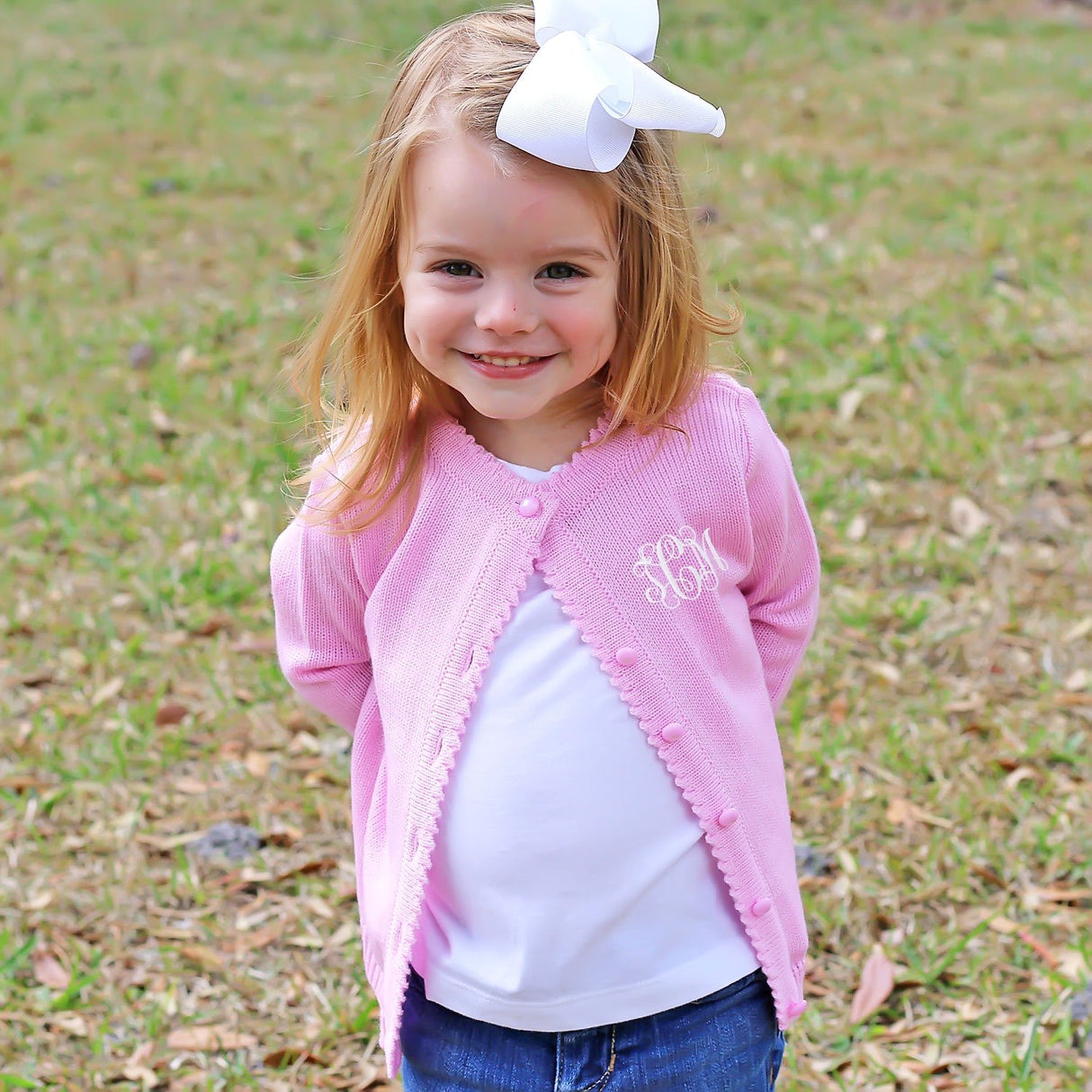 Button Up Sweater Pink