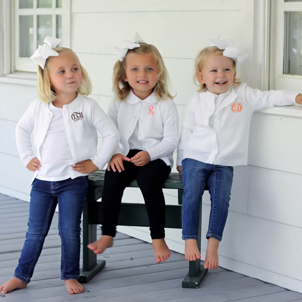 White Button Up Sweater