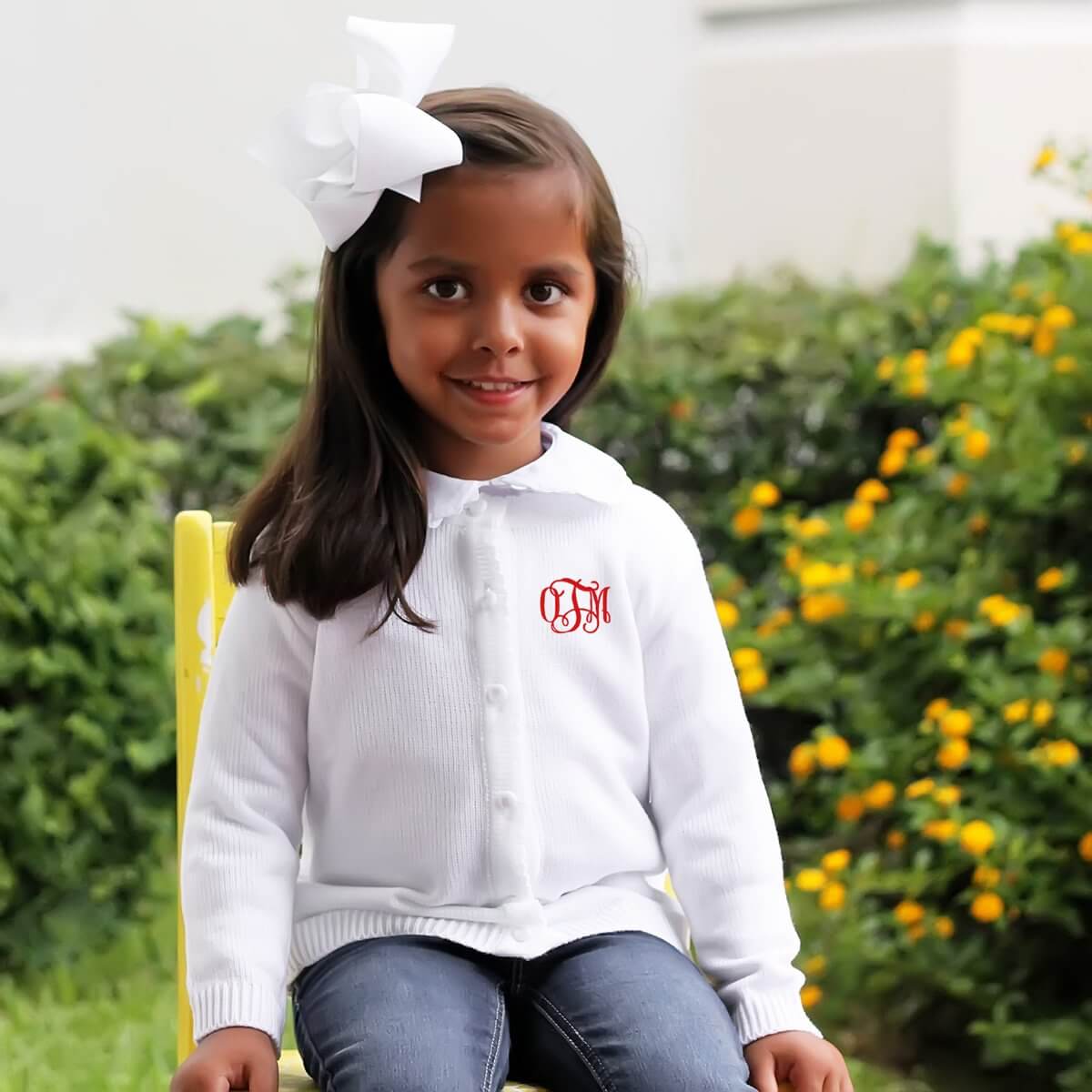 White Button Up Sweater