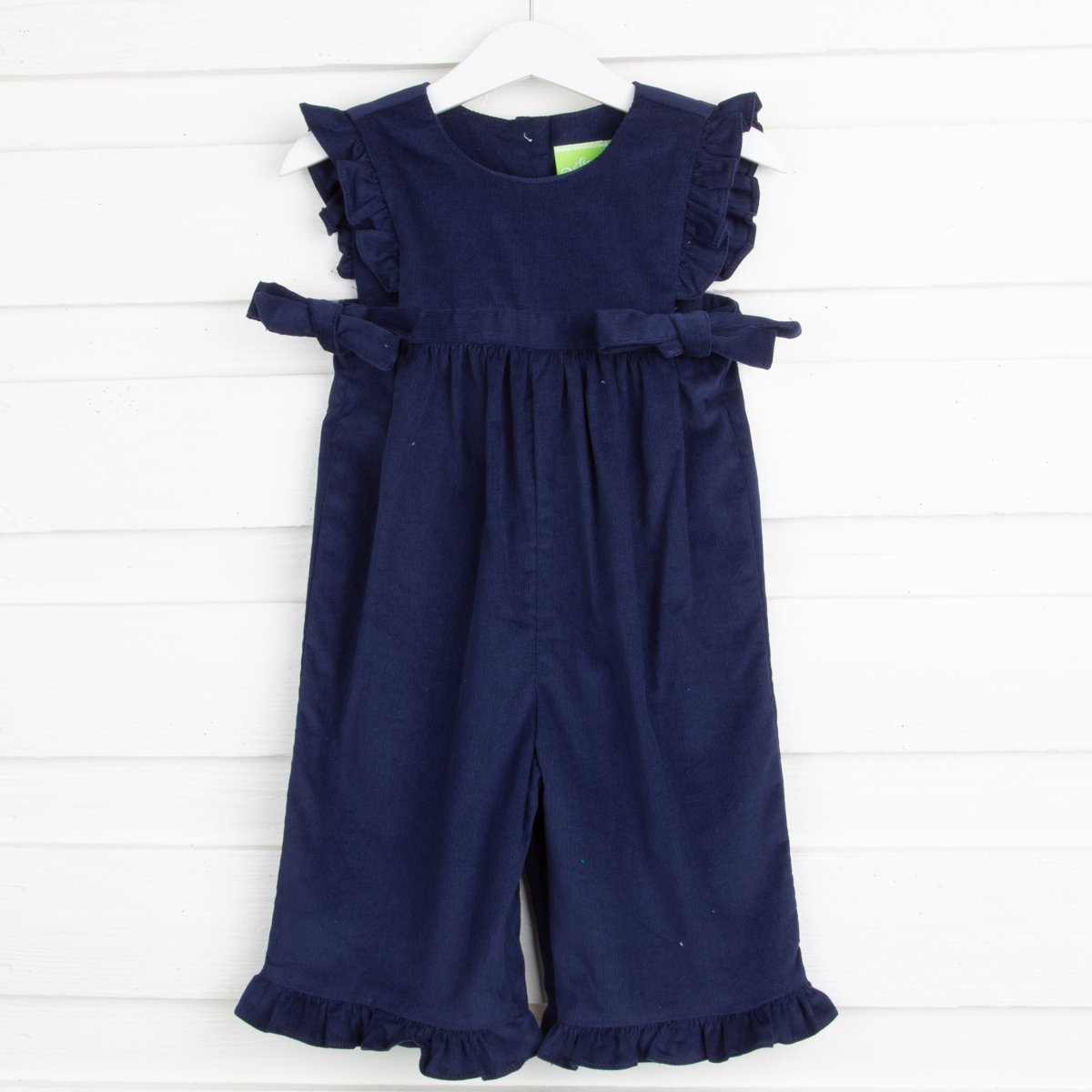 Navy Corduroy Savannah Long Romper