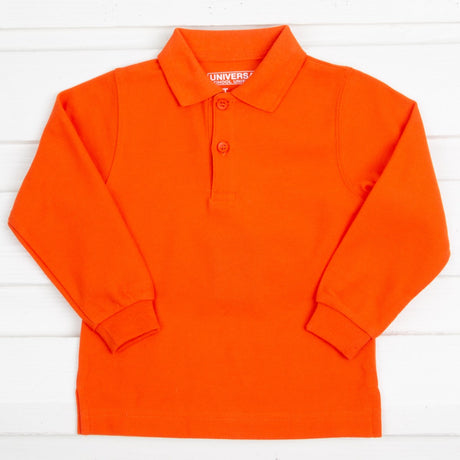 Monogram Long Sleeve Polo Shirt