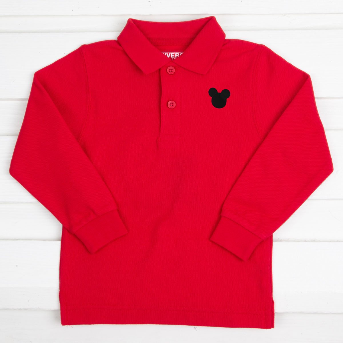 Mouse Ears Long Sleeve Polo