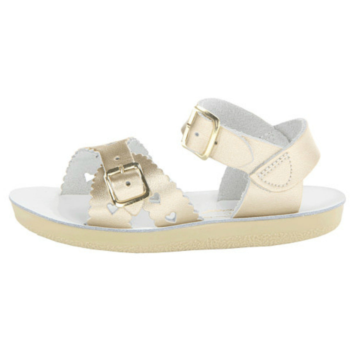 Gold Sweetheart Sandals