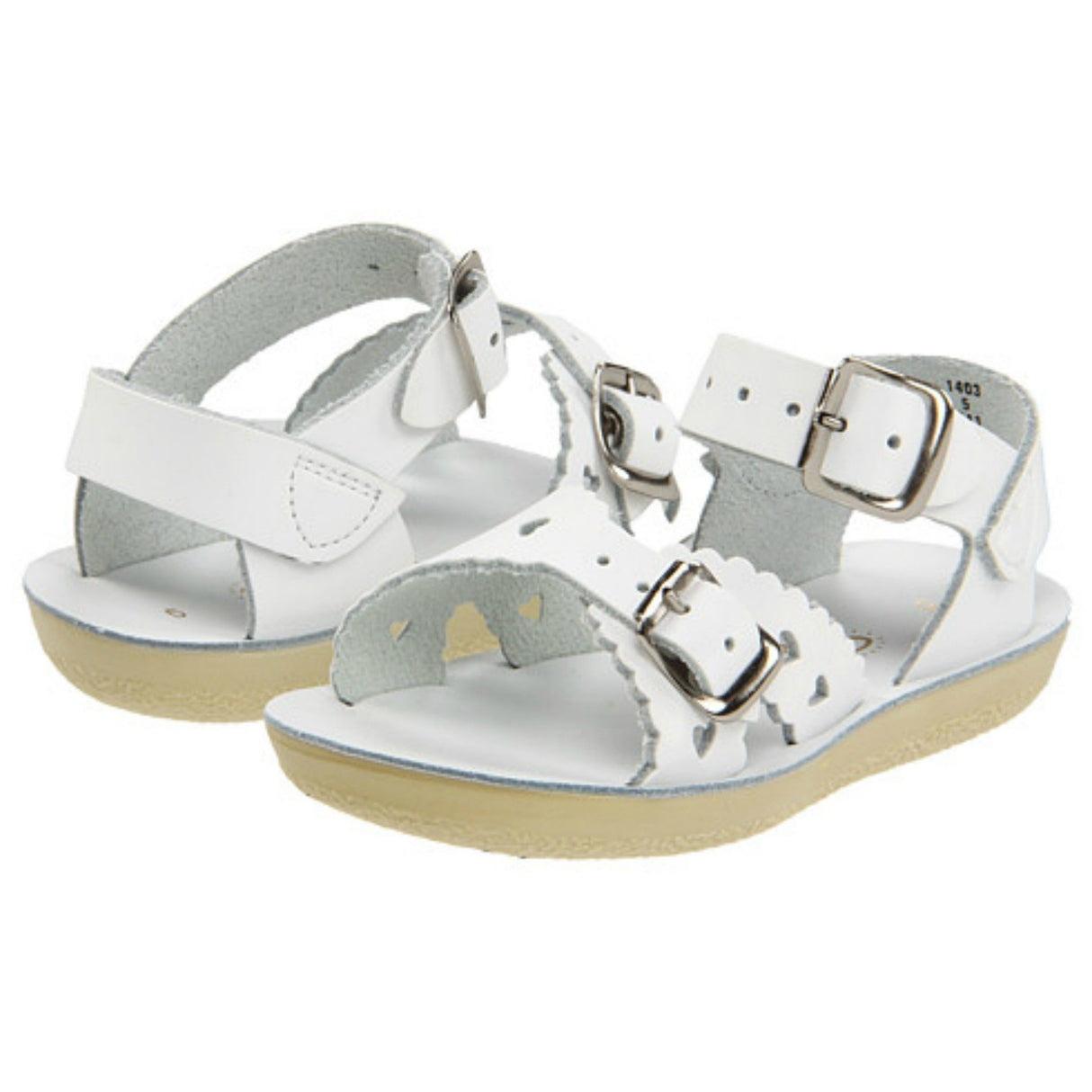 White Sweetheart Sandals