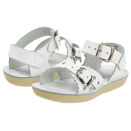 White Sweetheart Sandals