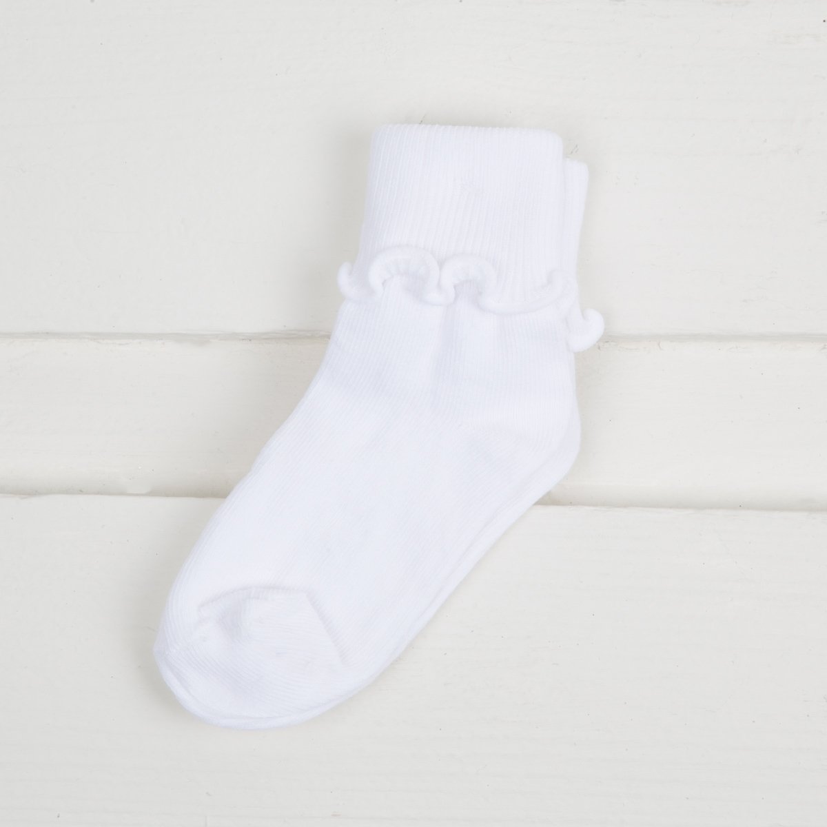 Ruffle & Ripple Edge Socks (2-Pack)