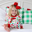 Multi Polka Dot Santa Loungewear Knit