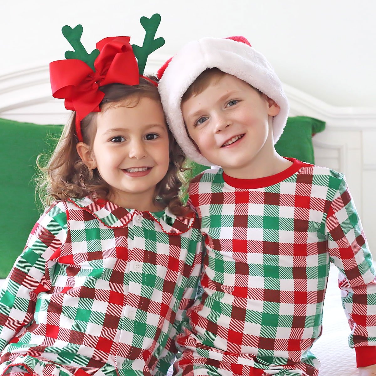 Holiday Check Knit Pajamas