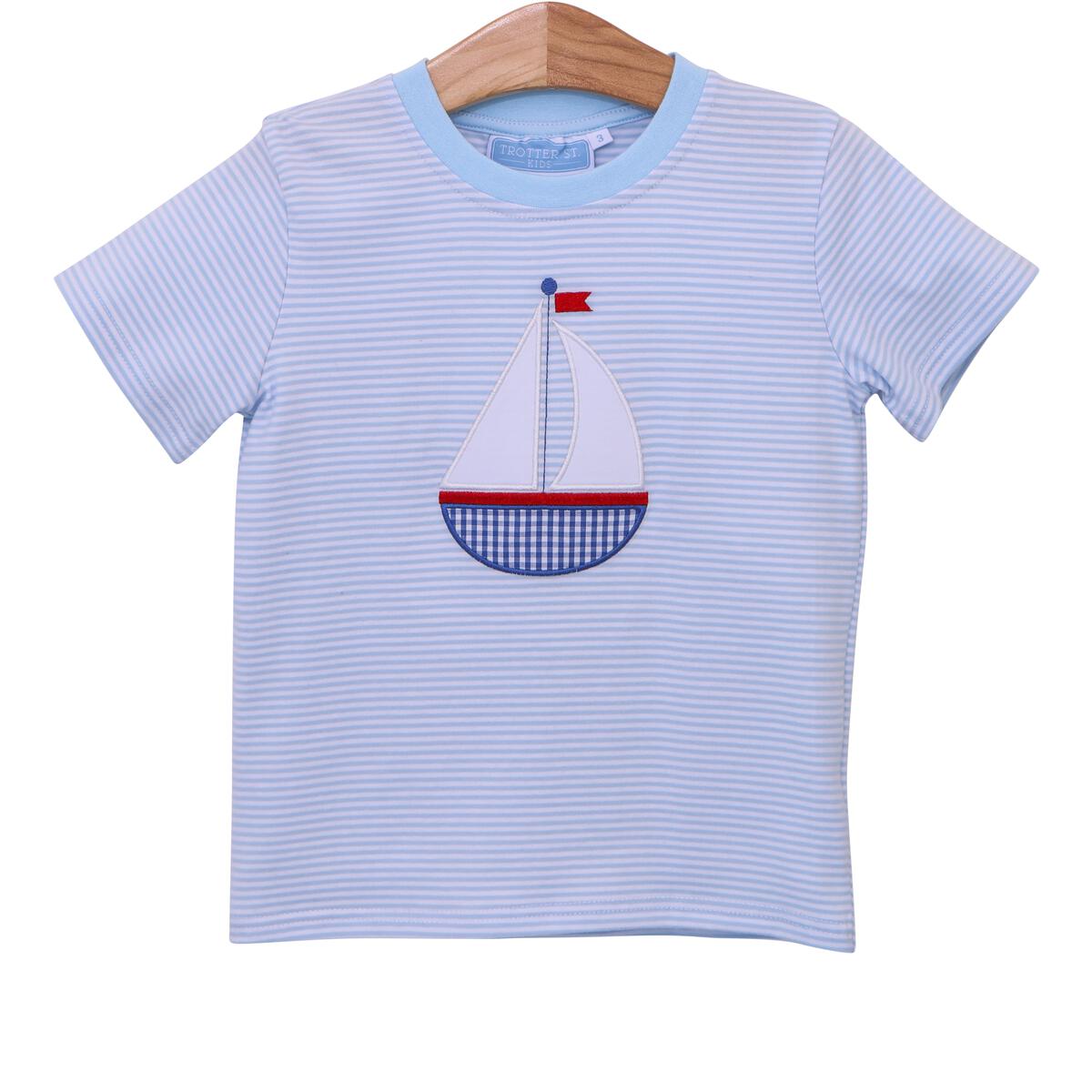 Sailboat Stripe Knit Shirt