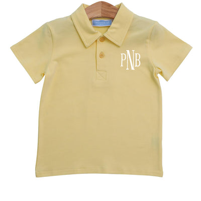 Henry Yellow Knit Polo
