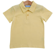 Henry Yellow Knit Polo