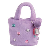 Glitzy Purse With Lip Gloss Keychain