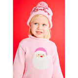 Santa Pink Rollneck Sweater