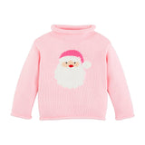 Santa Pink Rollneck Sweater