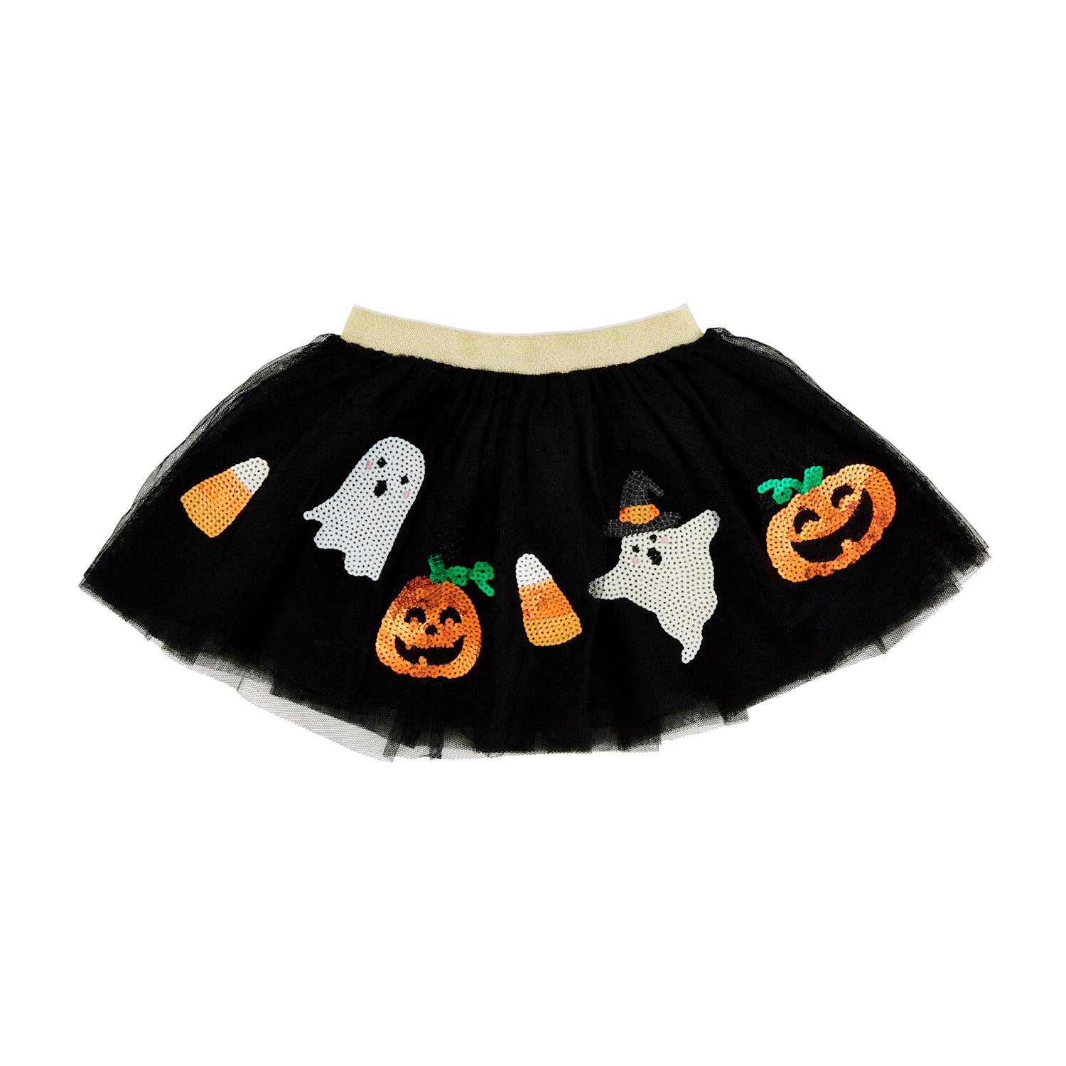 Halloween Sequin Tutu Skirt – Classic Whimsy