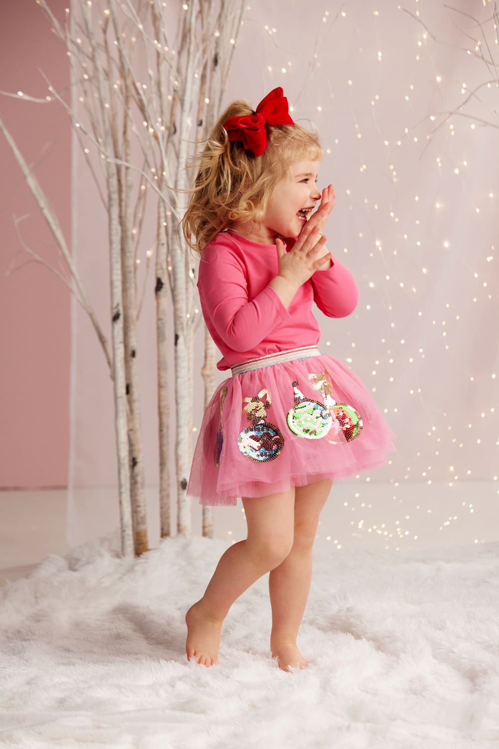 Christmas Sequin Tutu Skirt