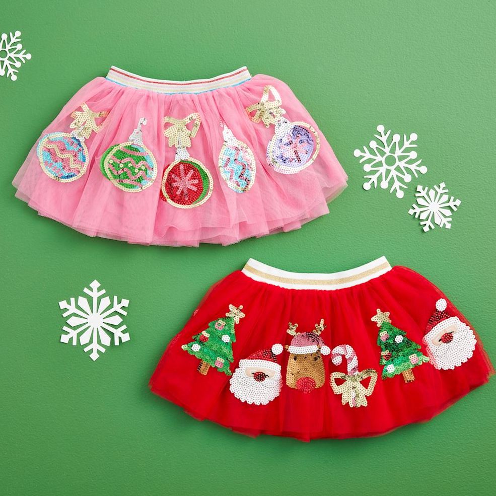 Christmas Sequin Tutu Skirt – Classic Whimsy