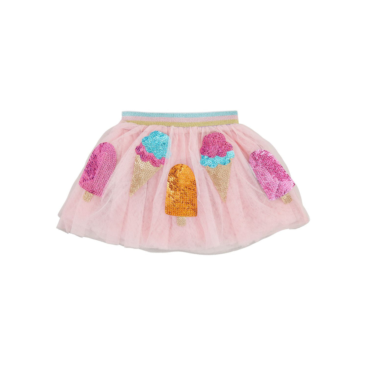 Ice Cream Sequin Tutu Skirt