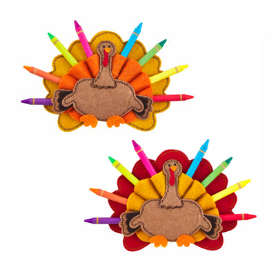 Turkey Crayon Holder Set