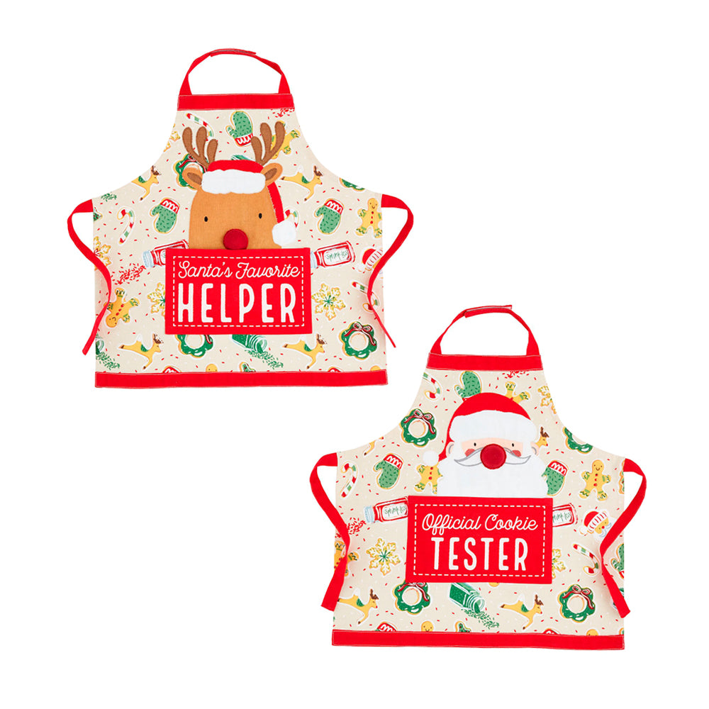 Light-Up Christmas Aprons