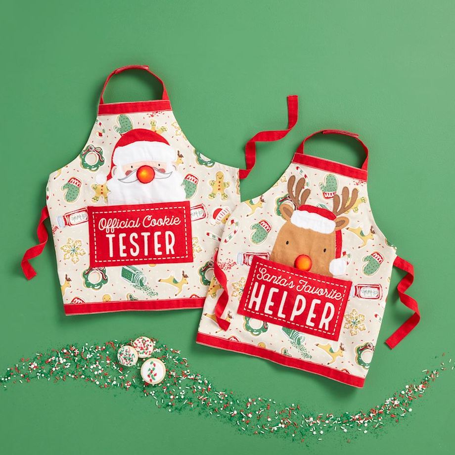 Kids Christmas Light-up Apron