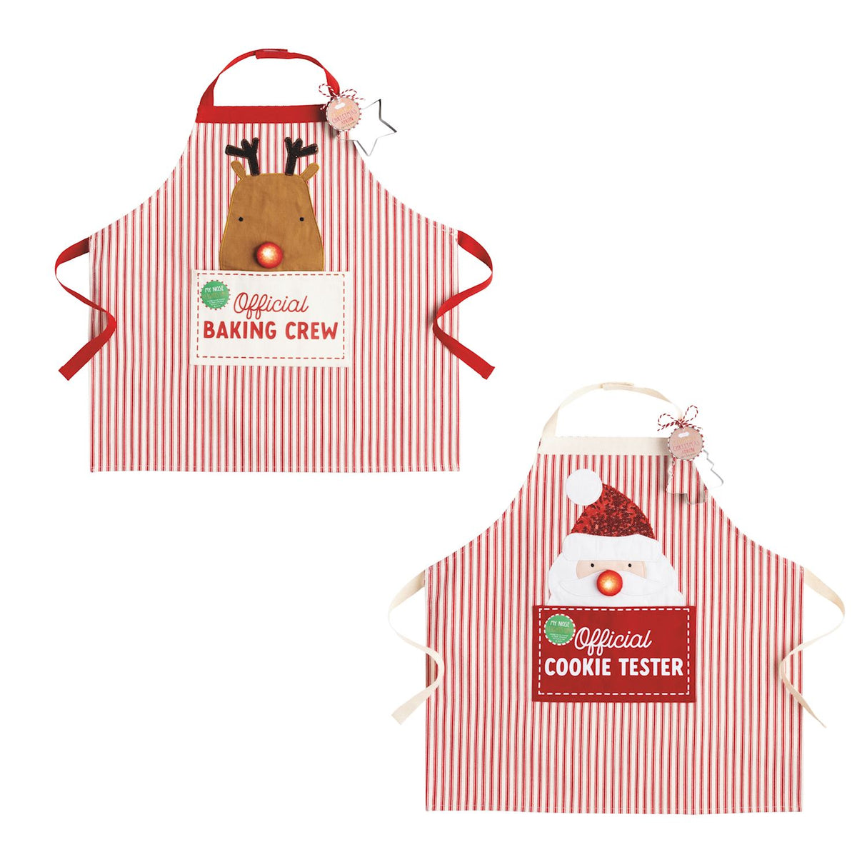 Light-Up Christmas Aprons