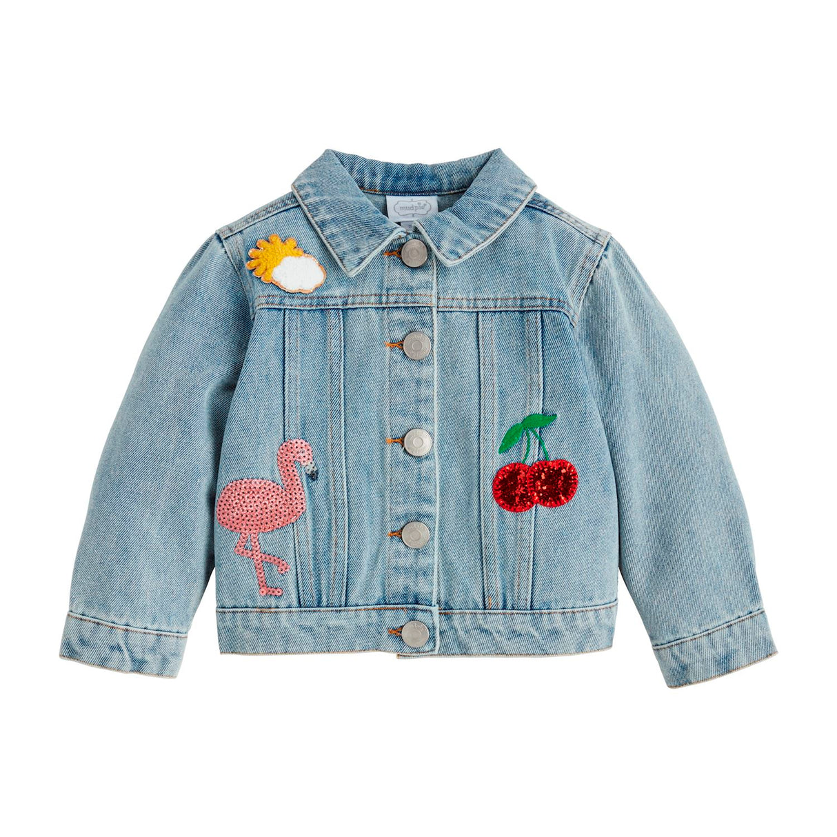 Toddler Girl Denim Patch Jacket