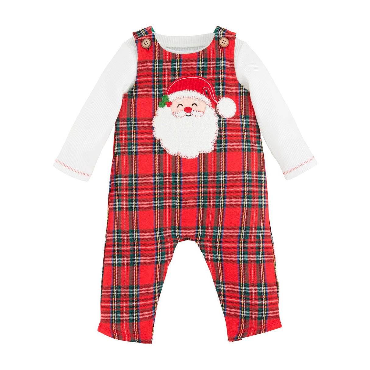 Santa Red Tartan Plaid Longall