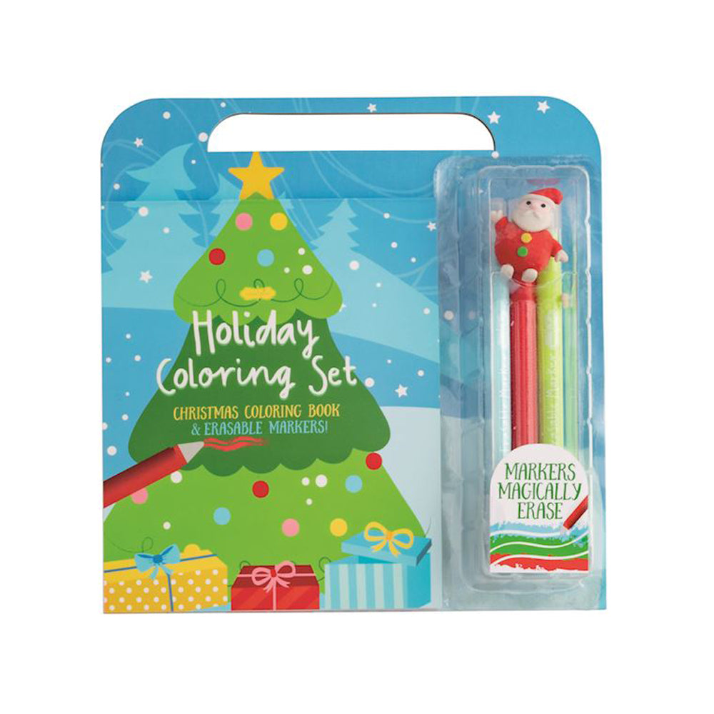 Christmas Coloring Book & Erasable Marker Set