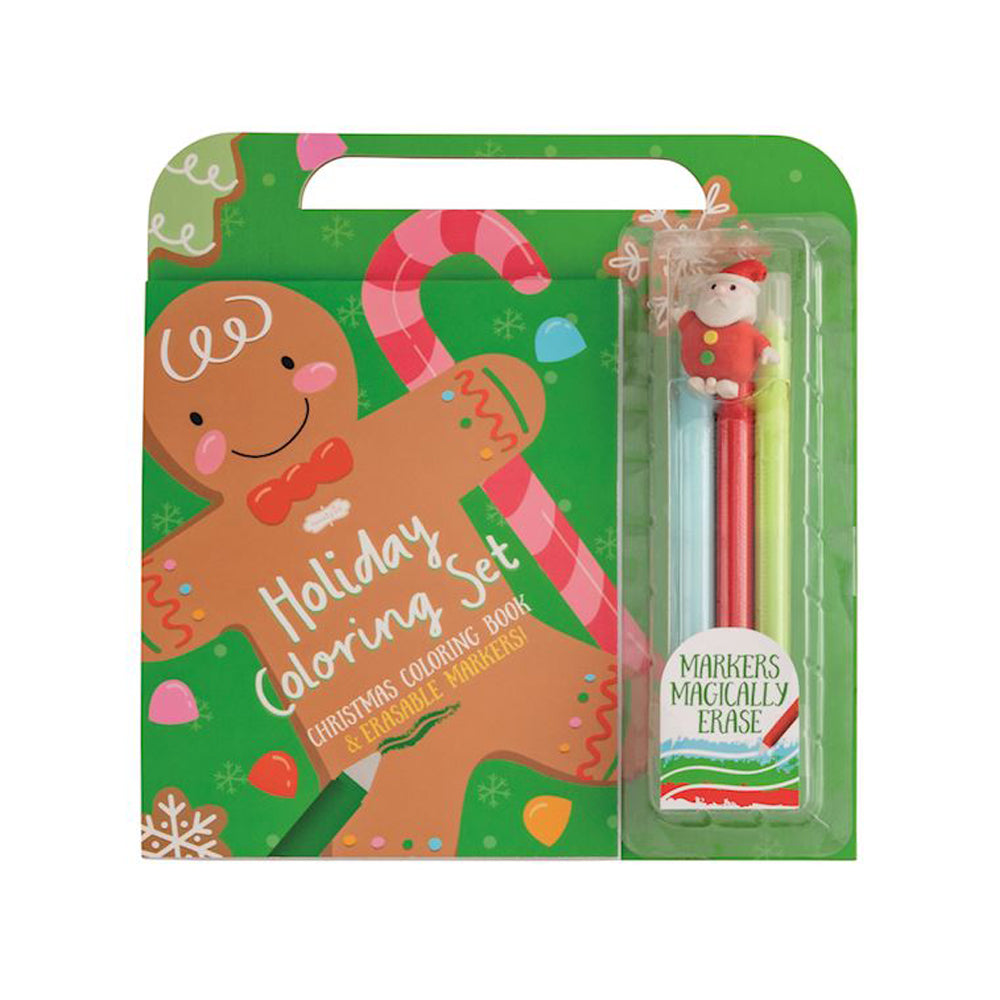 Christmas Coloring Book & Erasable Marker Set