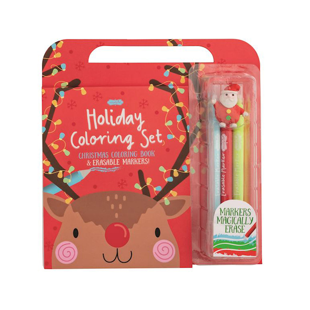 Christmas Coloring Book & Erasable Marker Set