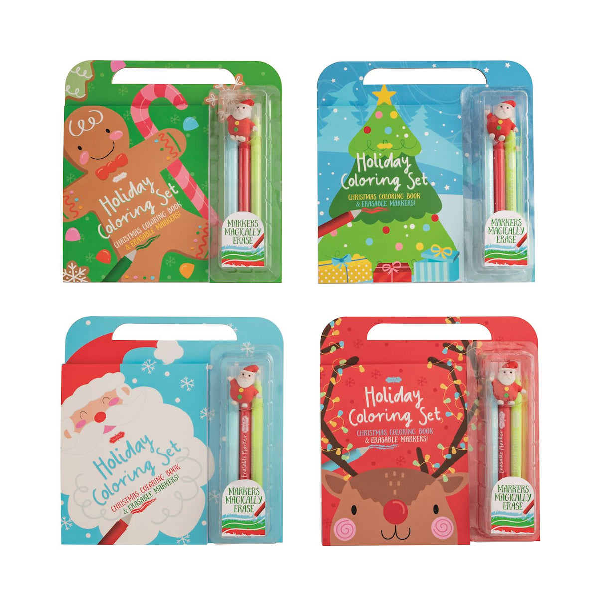 Christmas Coloring Book & Erasable Marker Set