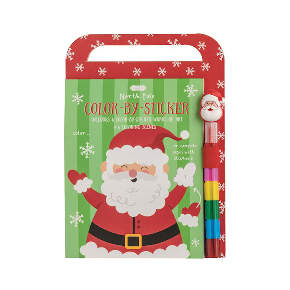 Christmas Color-By-Sticker Set