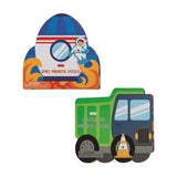 Rocket & Truck Magnetic Puzzle Books