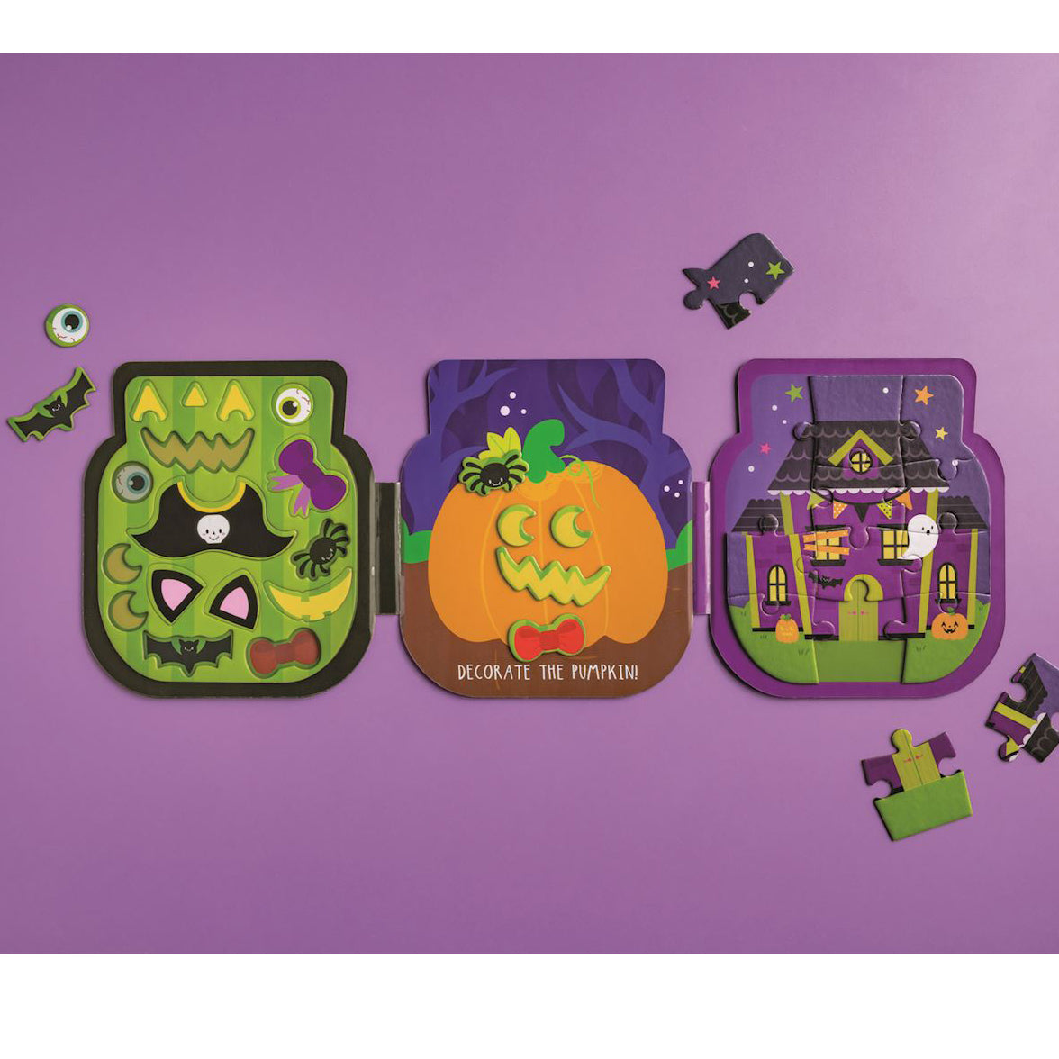 Monster & Pumpkin Magnetic Puzzle Book