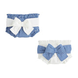 Gingham Bow Diaper Covers